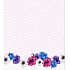 Albi Selbstklebendes Pad Blumen 7 x 8 cm 100 Blatt