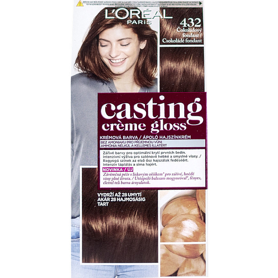 Loreal Paris Casting Creme Gloss Creme-Haarfarbe 432 Schoko-Fondant