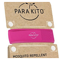 Parakito Mückenschutz-Armband Bunt Rosa Natürlich, nachfüllbar, wasserfest, 24h Schutz/Tag - 15 Tage pro Nachfüllung + zwei Nachfüllungen