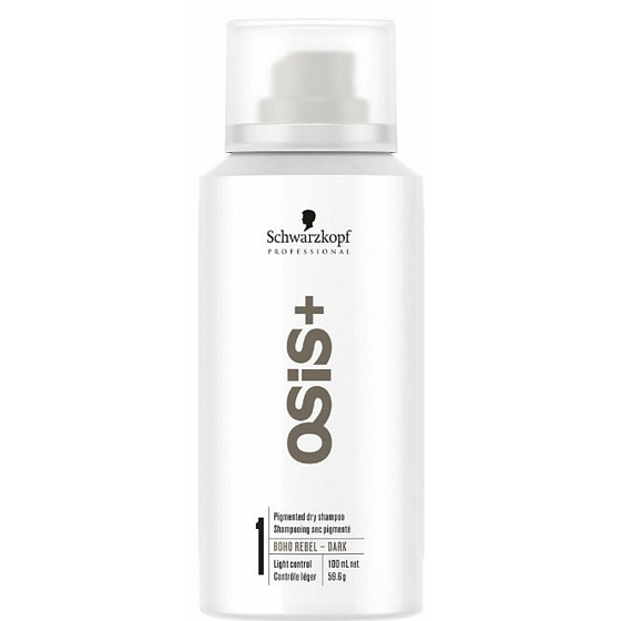 Schwarzkopf Professional Osis + Boho Rebel Dark erfrischendes Trockenshampoo für dunkles Haar 100 ml mini
