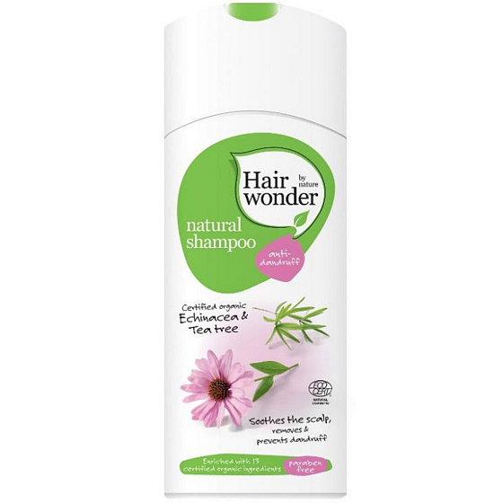 Hair Wonder Natural Anti Schuppen natürliches Shampoo gegen Schuppen 200 ml
