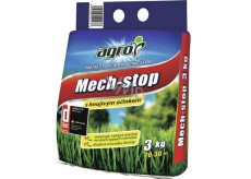 Agro Mech-Stop-Produkt zur Beseitigung von Moos im Rasen mit einem Beuteleffektbeutel von 3 kg