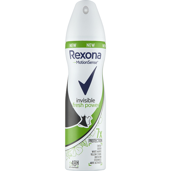Rexona Antitranspirant Invisible Fresh und Power, 150 ml