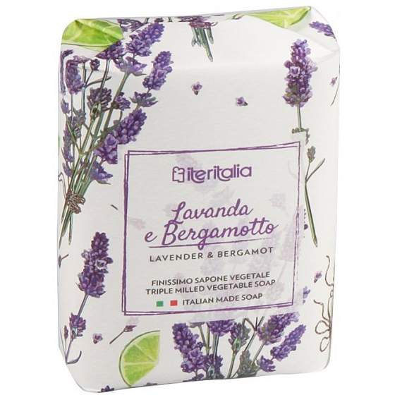 Iteritalia Lavanda e Bergamotto Italienische Toilettenseife 125 g