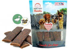 Fine Dog Family Entenstreifen natürliches Fleisch Leckerli für Hunde 200 g