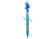Colorino Gummierter Stift Disney Stitch hellblau, blaue Mine 0,5 mm verschiedene Typen