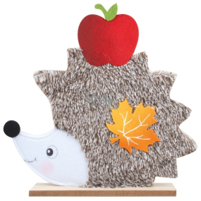 Filz-Igel liegend auf dem Ständer braun 30 cm