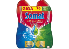 Somat Excellence Duo AntiGrease Geschirrspülgel 76 Dosen 2 x 684 ml