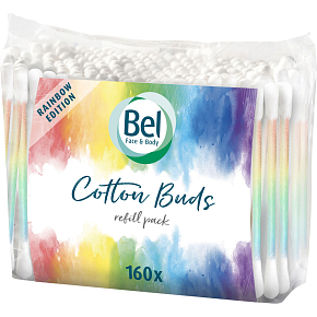 Bel Rainbow Watte-Stäbchen 160 St.