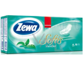 Zewa Softis Menthol Papier parfümierte Taschentücher 4-lagig 10 x 10 Stück
