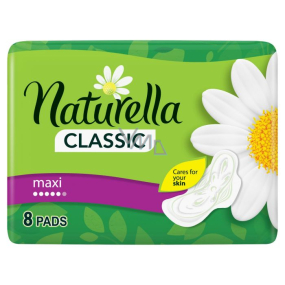Naturella Classic Maxi Damenbinden mit dem Duft von Kamille und Flügeln 8 Stück