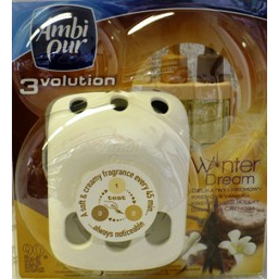 Ambi Pur 3 Volution Winter Dream elektrische Lufterfrischer + 3 Nachfüllungen