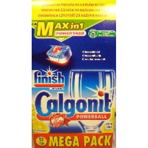 Calgonit Finish Max in1 Zitronengeschirrspülertabletten 52 Stück