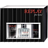 Replay Man EdT 30 ml Eau de Toilette + Duschgel 50 ml + Deospray 50 ml, Geschenkset
