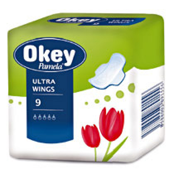 Pamela Okey Ultra Wings Intimpolster 9 Stück