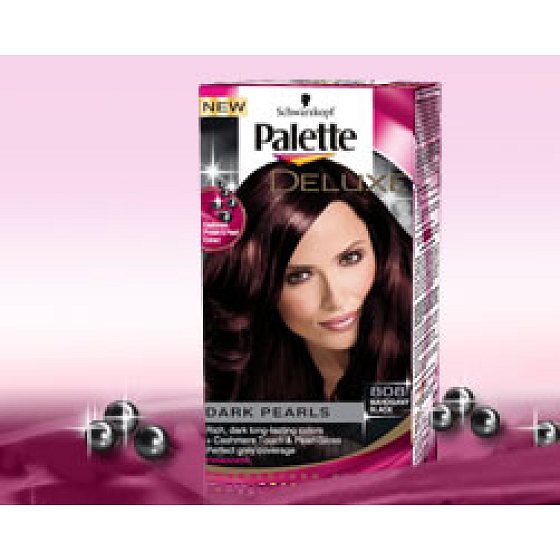 Schwarzkopf Palette Deluxe Haarfarbe 808 Mahagoni schwarz 115 ml