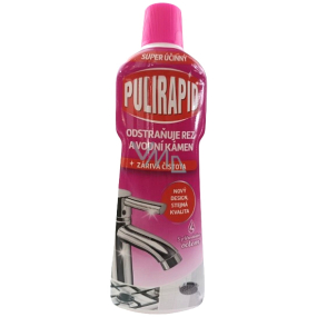 Pulirapid Aceto gegen Kalkablagerungen Flüssigreiniger mit natürlichem Essig 750 ml