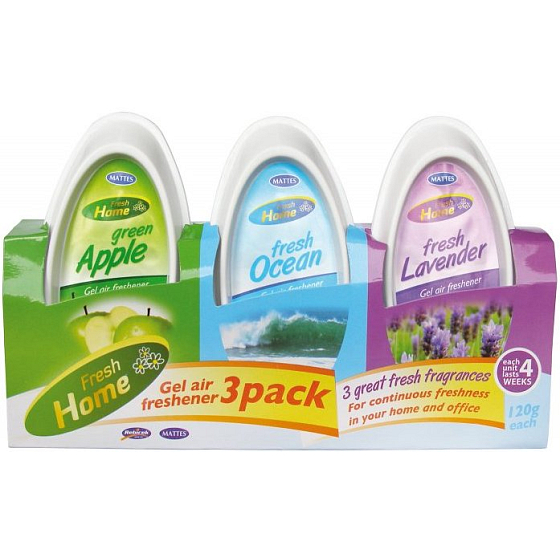 Mattes Fresh Home Gel Lufterfrischer 3 x 120 g