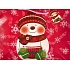 Nekupto Geschenk Papiertüte 32,5 x 25,5 x 13 cm Fröhlicher Schneemann
