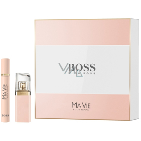 Hugo Boss Ma Vie gießen Femme parfümiertes Wasser 30 ml + parfümiertes Wasser 7,4 ml, Geschenkset