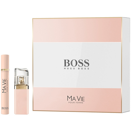 Hugo Boss Ma Vie gießen Femme parfümiertes Wasser 30 ml + parfümiertes Wasser 7,4 ml, Geschenkset