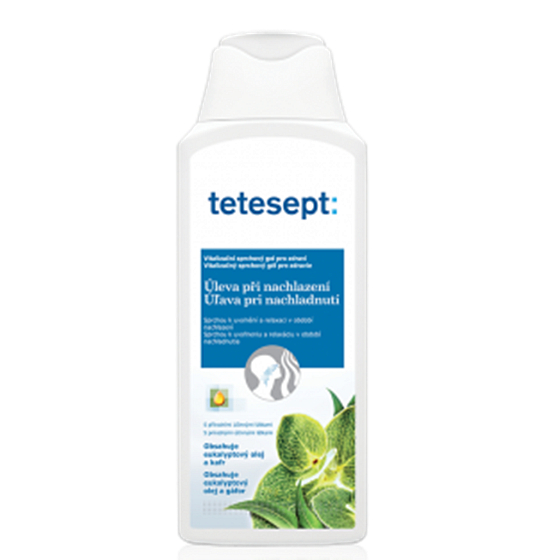 Tetesept Cold Relief Eukalyptus + Kampfer revitalisierendes Duschgel 250 ml