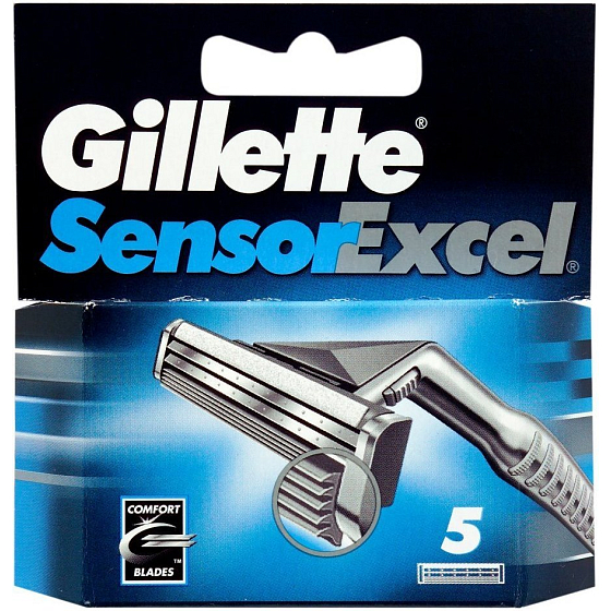 Gillette Sensor Excel Ersatzklingen für Herren 3 Stück
