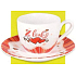 Nekupto Gift Center Kaffeeset Aus Liebe 1 dcl