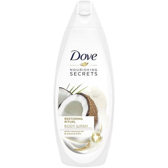 Dove Nourishing Secrets Caring Ritual Kokosnuss-Gel mit Kokosnussöl und Mandelmilch 250 ml