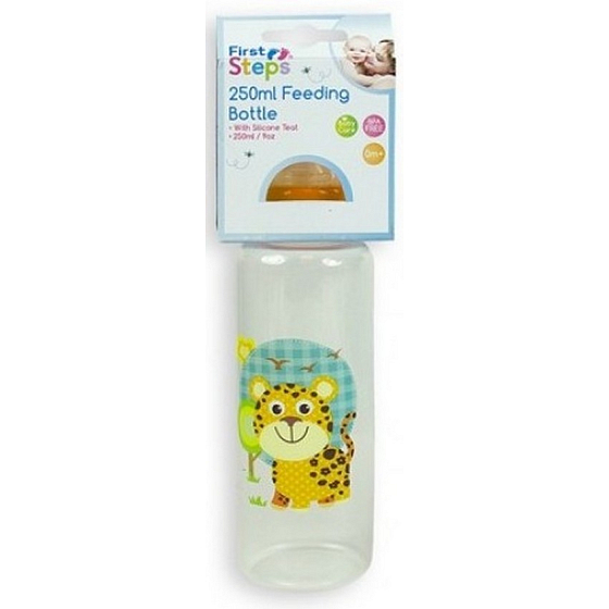 First Steps Jungle 0+ Babyflasche Tiger 250 ml