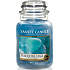 Yankee Candle Luscious Turquoise Glass - Duftkerze aus Türkisglas Klassisches großes Glas 623 g