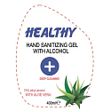 Healthy Touch Aloe Vera antibakterielles Desinfektionsgel viruzid 69% Alkohol 400 ml