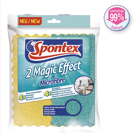 Spontex 2 Magic Effect Mikrofasertuch 2 Stück