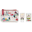 Heathcote & Ivory Festive Party Tiere Handcreme 30 ml + Händedesinfektion 15 ml + Kosmetiktasche, Kosmetikset