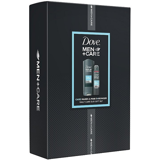 Dove Men + Care Clean Comfort Duschgel für Männer 400 ml + Antitranspirant-Spray 150 ml, Kosmetikset