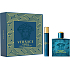 Versace Eros Eau de Parfum Eau de Parfum für Männer 100 ml + Eau de Parfum 10 ml, Geschenkset für Männer