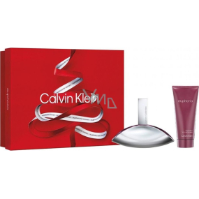 Calvin Klein Euphoria Eau de Parfum für Frauen 100 ml + Körperlotion 100 ml, Geschenkset für Frauen