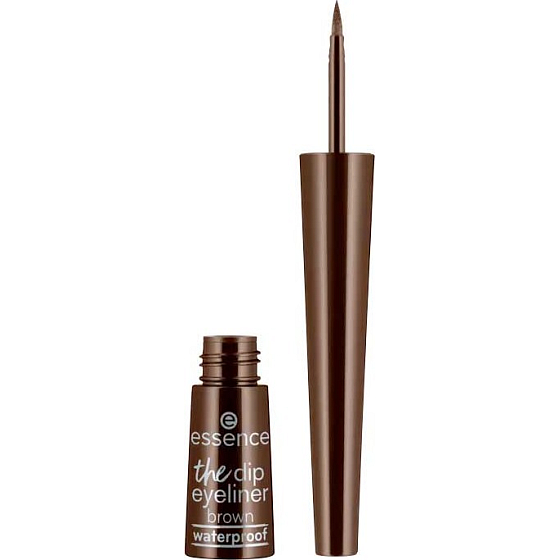 Essence The Dip Eyeliner Wasserfester Eyeliner Braun 2,5 ml