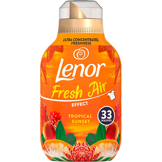Lenor Fresh Air Effect Tropic Sunset konzentrierter Weichspüler 33 Dosen 462 ml