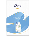 Dove Original Deeply Nourishing feuchtigkeitsspendendes Duschgel 250 ml + Original Antitranspirant Deodorant Spray 150 ml, Kosmetikset für Frauen