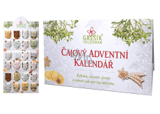 Grešík Adventsteekalender zum Aufhängen 24 Stück 44,5 g