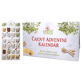 Grešík Adventsteekalender zum Aufhängen 24 Stück 44,5 g