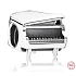 Charme Sterling Silber 925 Piano, Perle auf Armband, Interessen