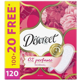 Discreet Normal deo No Perfume Slip Intim Pads für den täglichen Gebrauch 120 Stück