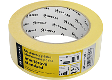 Spokar Papierabdeckband, 1 Tag, bis 60 °C, Maße 38 mm × 50 m