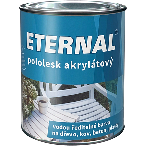 Eternal pololesk acrylatfarben universelle Farbe für Holz, Metall, Beton, Ral 9003 weiß, 700 g