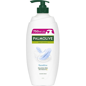 Palmolive Naturals Milk Sensitive Protein Duschgel Pumpflasche, 750 ml