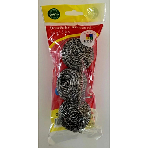 Tidy Home Drahtschwamm aus Edelstahl 15 g, 3 Stück