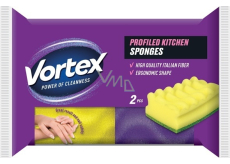 VORTEX Schwamm für Geschirr PROFILED & CARE 2 Stück