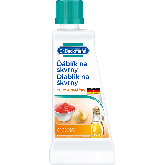 Dr. Beckmann Teufel auf Flecken Öl, Fett, Saucen, Ketchup, 50 ml